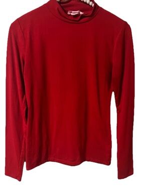 Forever 21 Red Long Sleeve T-shirt Women's Size Small